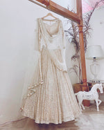 Buy White color designer georgette lehenga choli - Joshindia