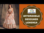 WHITE FLORAL LEHENGA CHOLI FOR DESIGNER LOOK BUY NOW