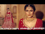 Stunning Red Color Latest Bridal Lehenga Choli