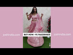 Trending peach color mirror lehenga choli buy now