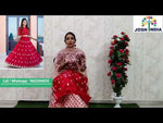 marun color designer net lehenga choli