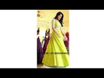 Green color heavy designer lehenga choli for mehendi function