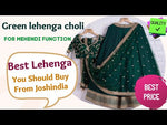Buy attractive green color lehenga for mehendi function