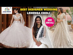 Latest White Color Mirror Work Lehenga Choli At Affordable Price