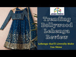 Wedding special blue color lehenga choli for stylish looks