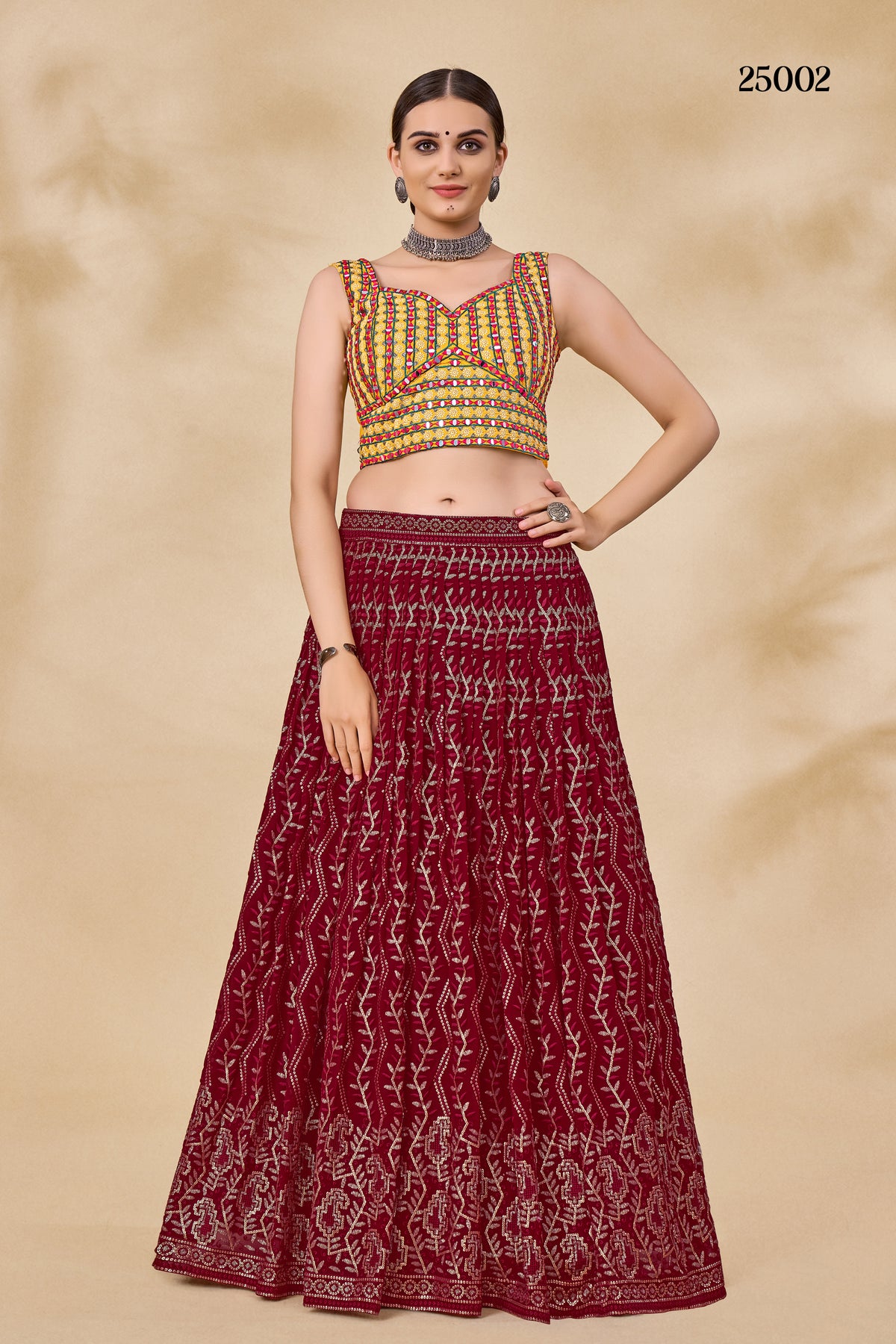 Trendy Maroon Color lehenga choli Buy Now - Joshindia