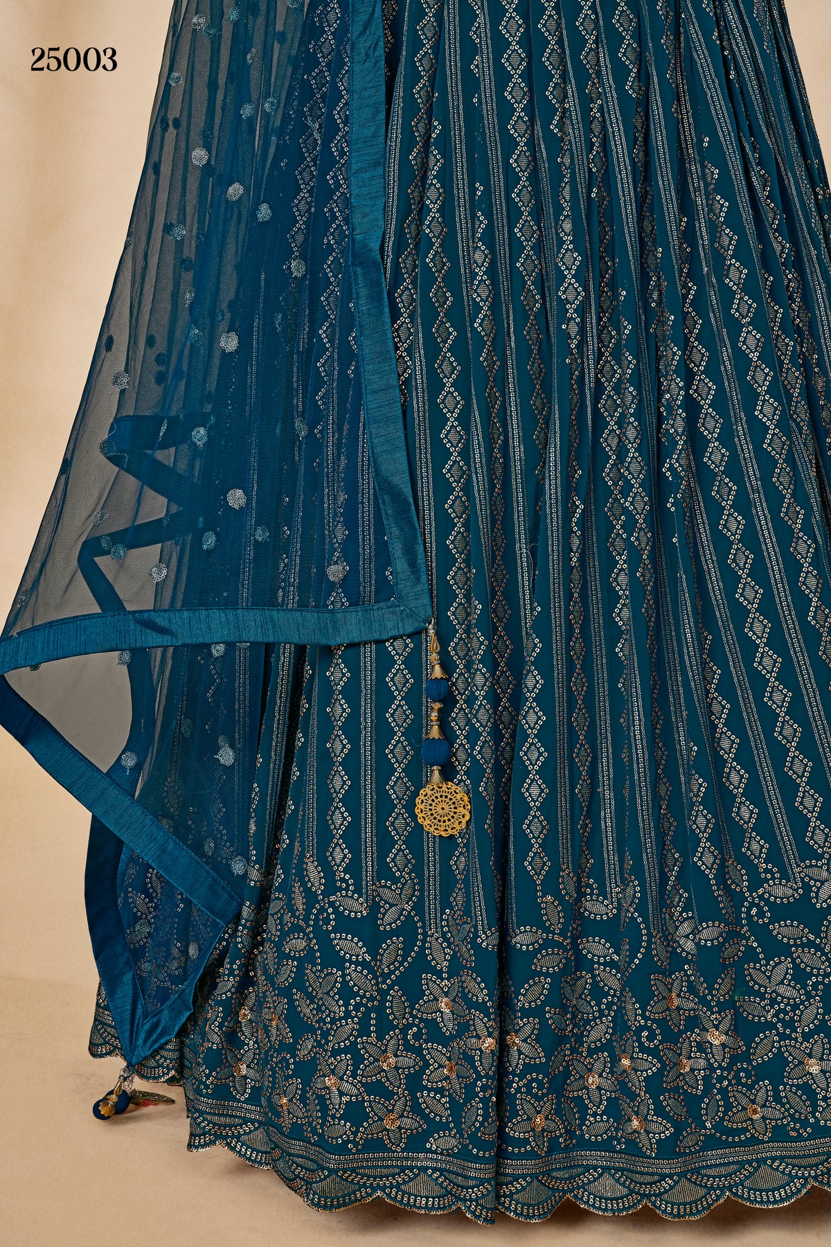 Trendy Teal Green Color lehenga choliBuy Now - Joshindia