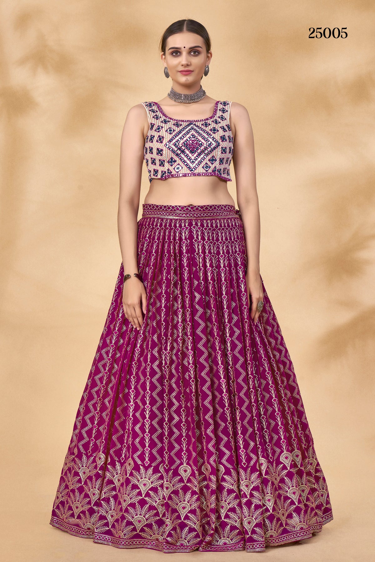 Trendy Wine Color lehenga choli Buy Now - Joshindia