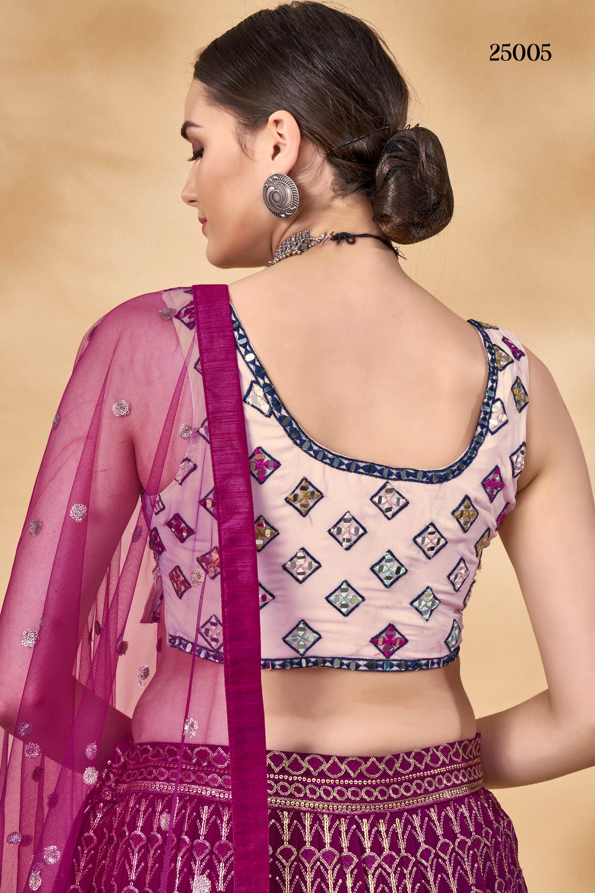 Trendy Wine Color lehenga choli Buy Now - Joshindia
