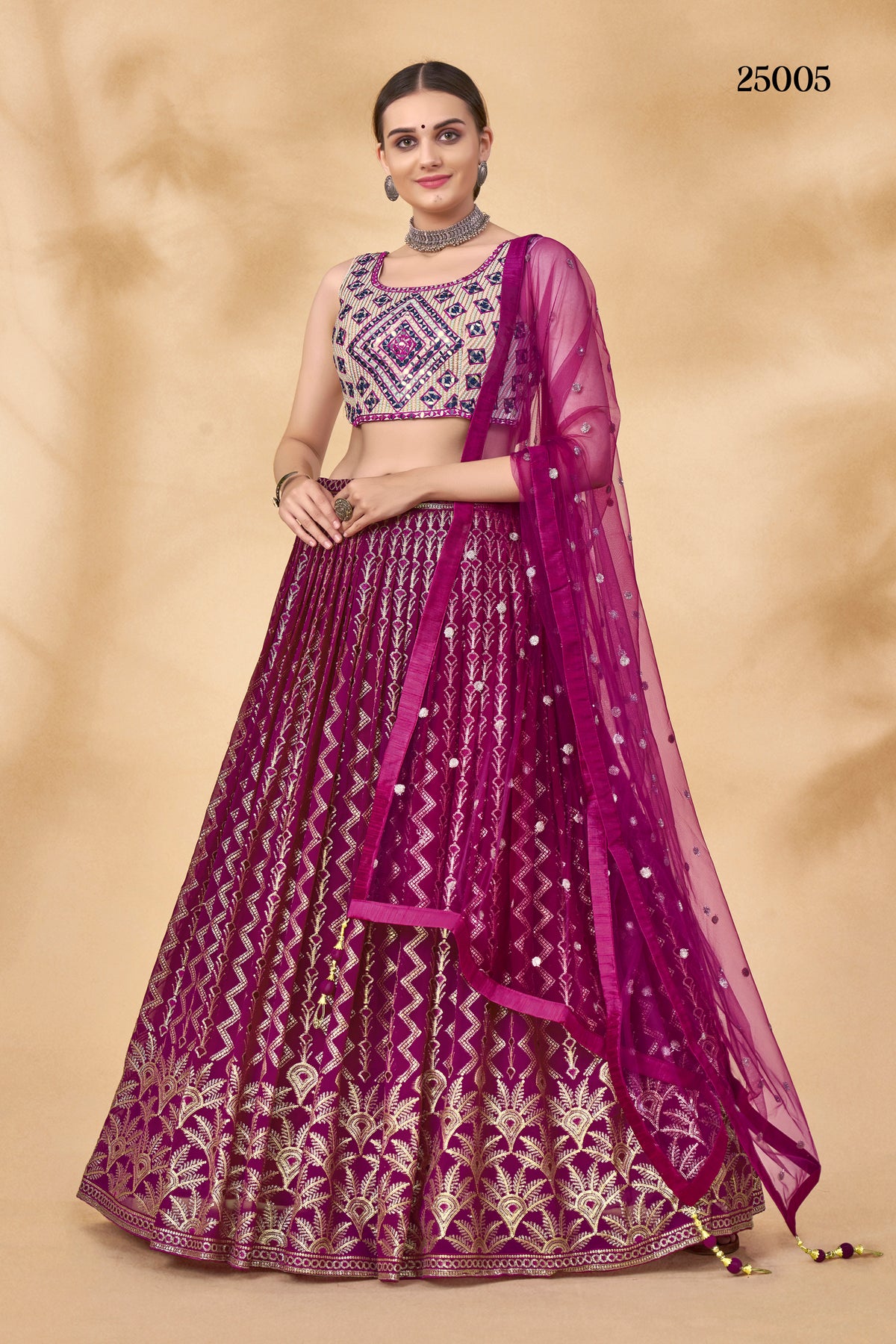 Trendy Wine Color lehenga choli Buy Now - Joshindia
