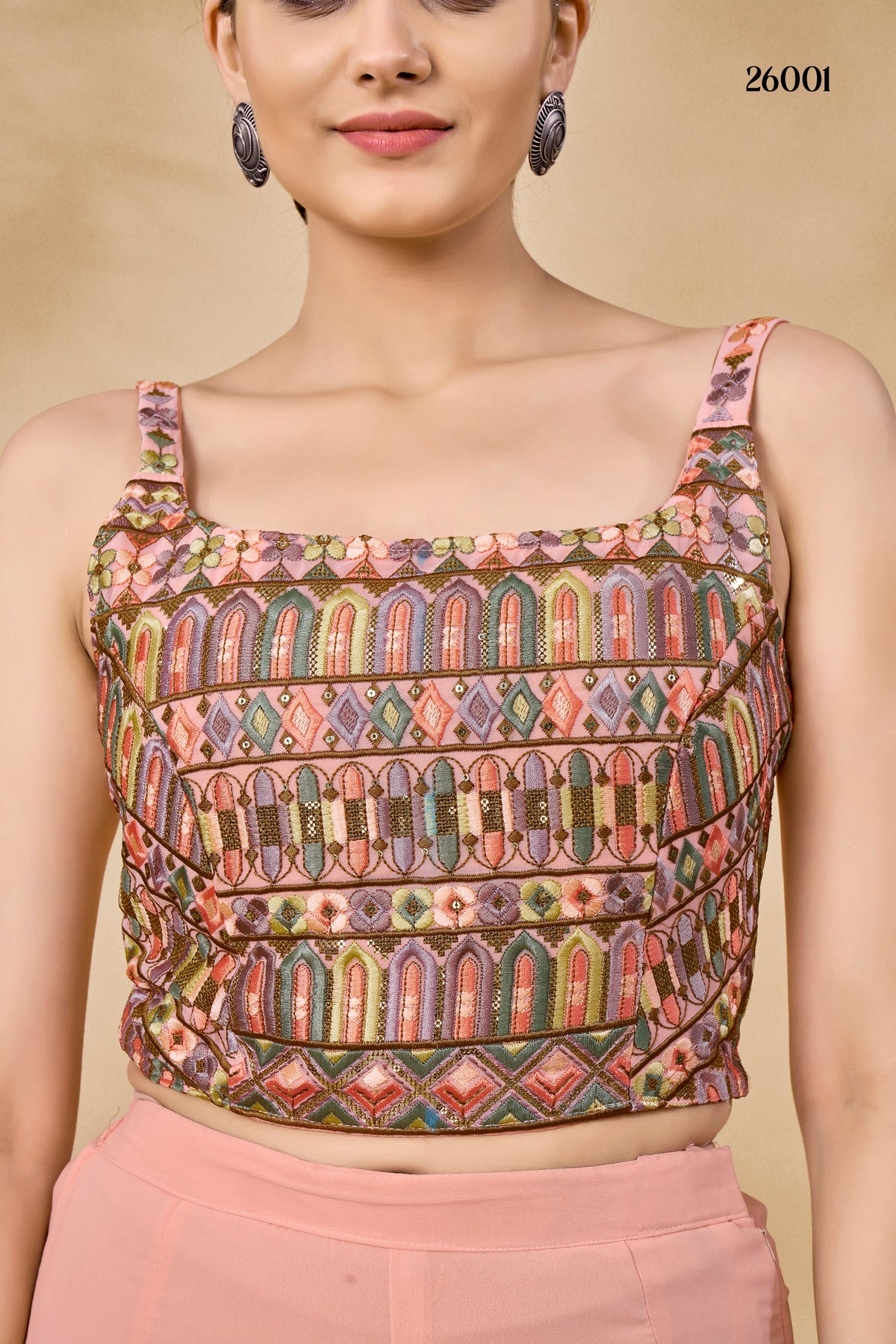 Trending Peach color designer indowestern outfit for wedding - Joshindia