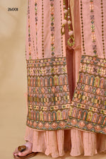 Trending Peach color designer indowestern outfit for wedding - Joshindia