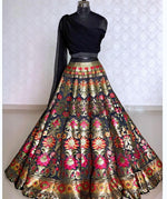 Pure traditional Looks Barcode designer Lehenga choli - Joshindia