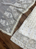 Beautiful White Color Designer Gown At Affordable Price - Joshindia