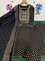 Premium Rayon Fabric Heavy Embroidery With Foil Mirror Work - Joshindia