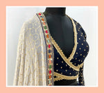 Beautiful Navy Blue Lehenga choli For Wedding Buy Now - Joshindia