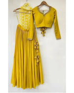Beautiful Yellow Lehenga choli For Parties Buy Now - Joshindia