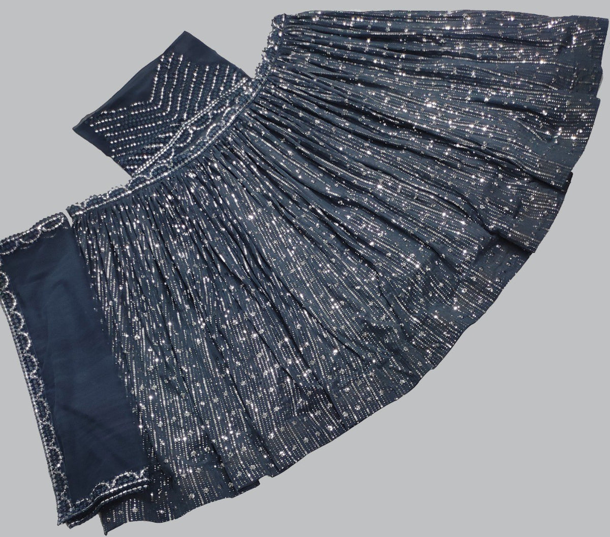 Trending Grey Color Lehenga Choli For Wedding - Joshindia