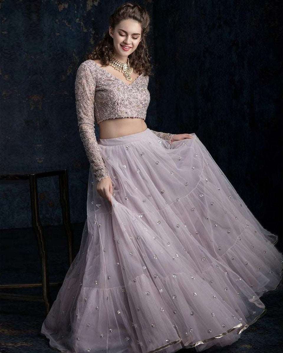Beautiful Light Purple Lehenga choli For Wedding Buy Now - Joshindia