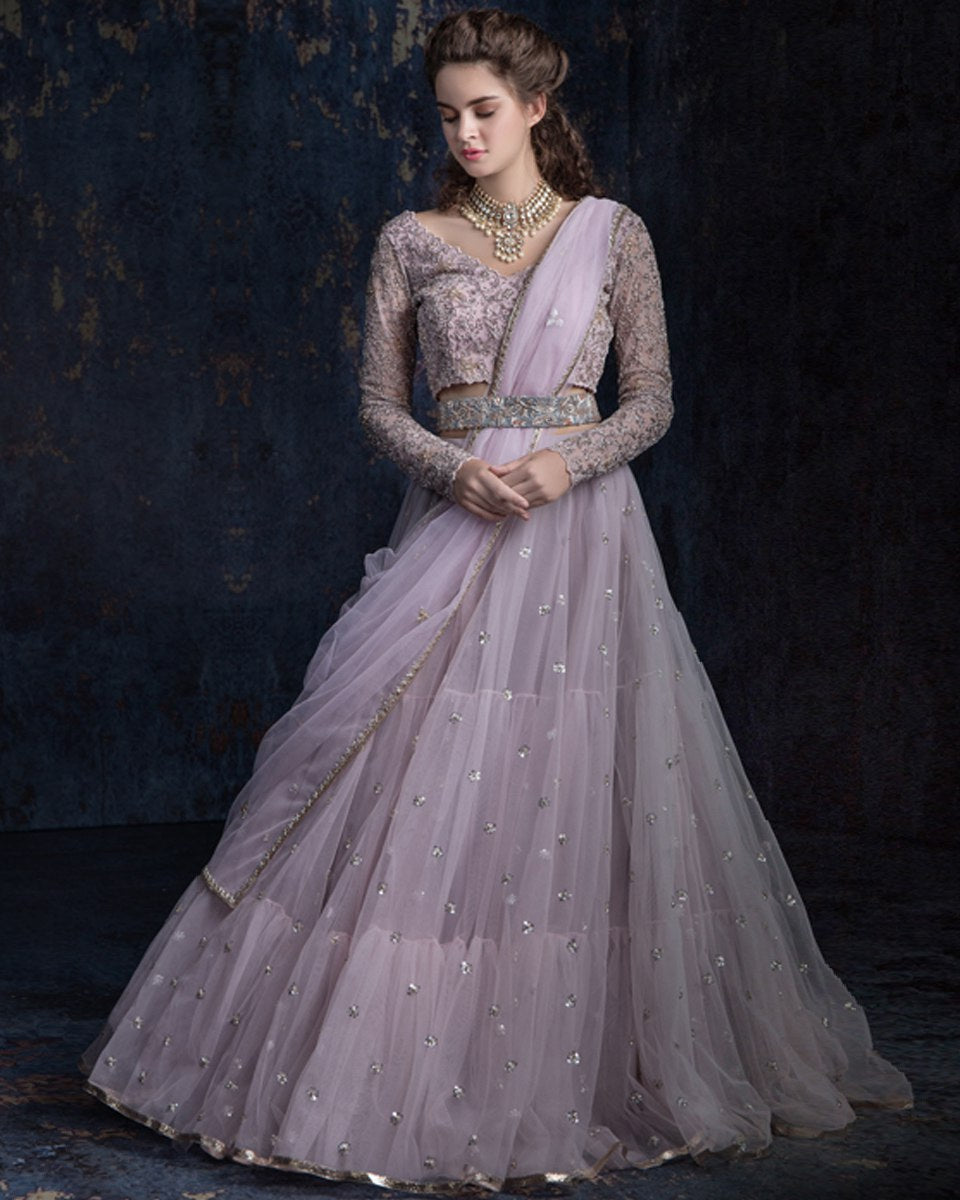 Beautiful Light Purple Lehenga choli For Wedding Buy Now - Joshindia