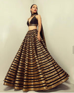 Trendy black color sequence lehanga choli buy now - Joshindia
