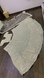 Latest White Color Mirror Work Lehenga Choli At Affordable Price - Joshindia