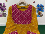Trendy Style Kurti PalazzoWith Bandhani Print - Joshindia