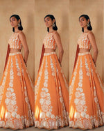 Orange Color Heavy Designer Lehenga Choli - Joshindia