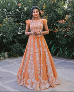 Orange Color Heavy Designer Lehenga Choli - Joshindia