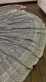 Beautiful and trending grey designer lehenga choli buy now - Joshindia