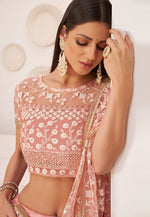 Trending Peach Color Lehenga Choli For Wedding - Joshindia