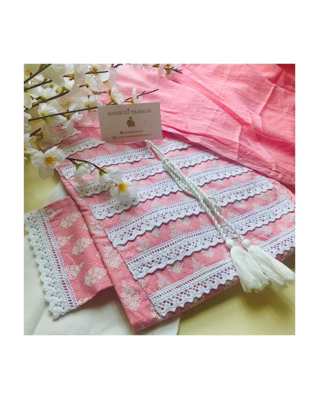 Rayon fabric kurti with pant and dupatta - Joshindia