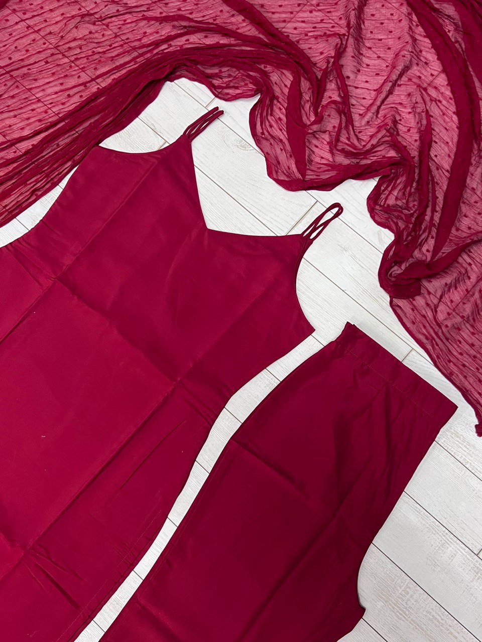Beautiful Rayon Fabric Straight kurti Pant With Dupatta - Joshindia