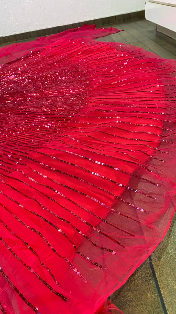 pink color designer lehenga choli - Joshindia