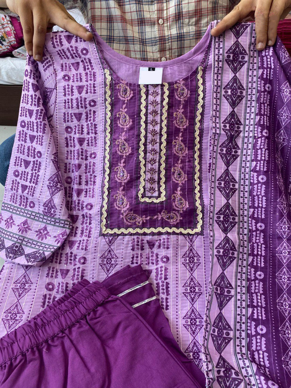 Amazing Purple Color Kurta Set At Josh India - Joshindia