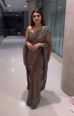 Heavy designer saree at affordable rate - Joshindia