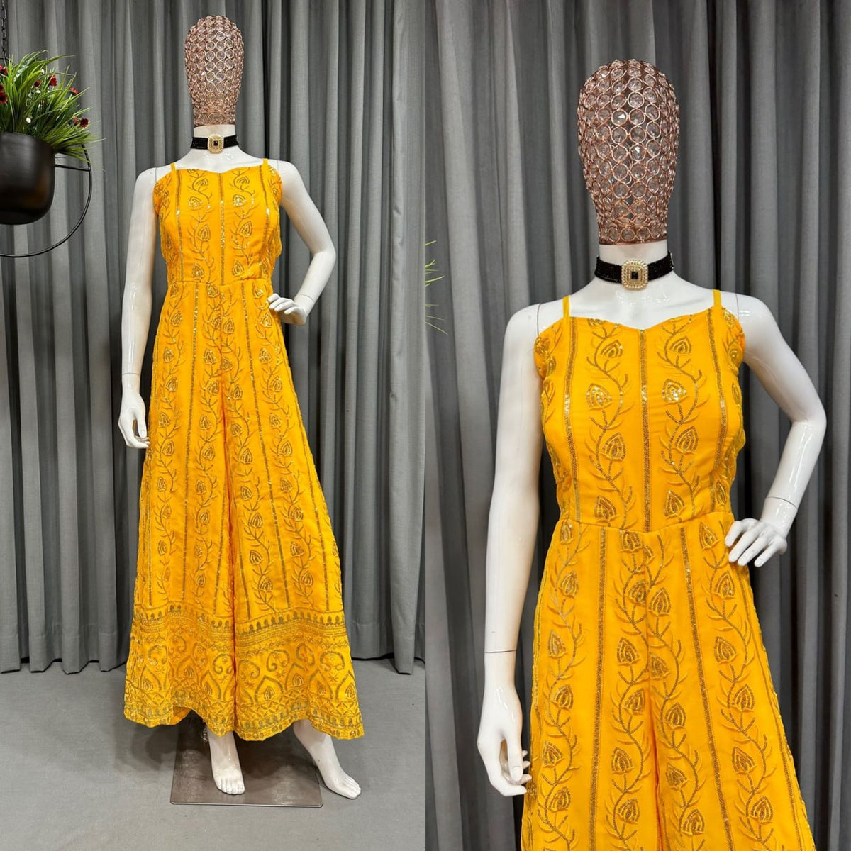 Yellow Color Jumpsuits for Women At Low Price - Joshindia