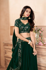 Trending Green Color Lehenga Choli For Wedding - Joshindia