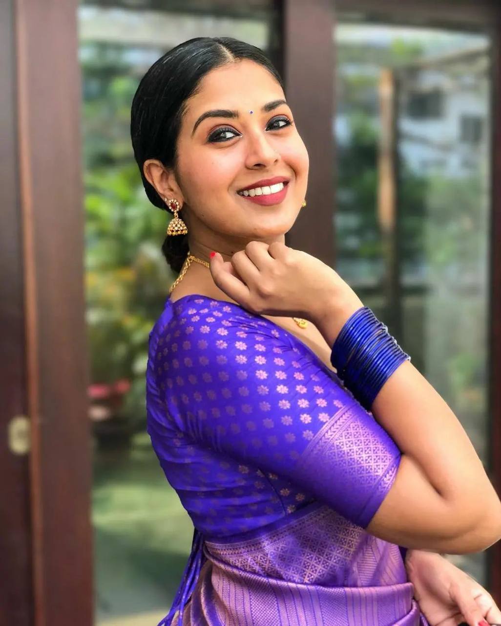 Trending Purple Color Silk Saree For Wedding - Joshindia