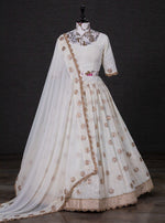 Amazing White Designer lehenga Choli Buy It Now - Joshindia