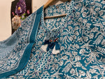 Buy Sky bluecolor lucknowi style kurta set for stylish look - Joshindia