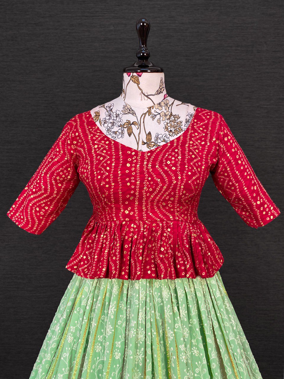 Trendy Pista colour Designer Lehenga Choli Buy Now - Joshindia