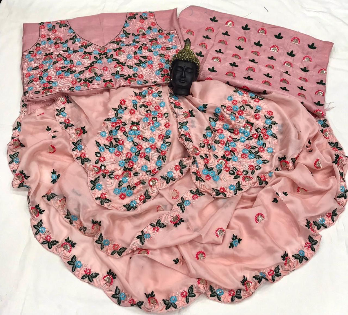 Peach Color Amazing Saree Collection In Online - Joshindia