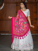 Navratri Special Amazing White Color Lehenga Choli For Trendy Look - Joshindia