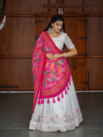 Navratri Special Amazing White Color Lehenga Choli For Trendy Look - Joshindia