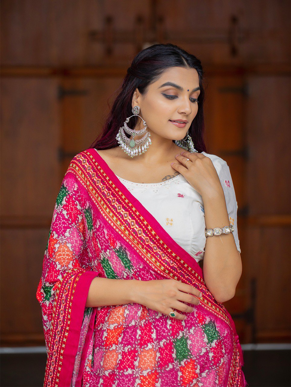 Navratri Special Amazing White Color Lehenga Choli For Trendy Look - Joshindia