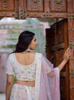 Navratri Special White Designer Lehenga Choli For Trendy Look - Joshindia