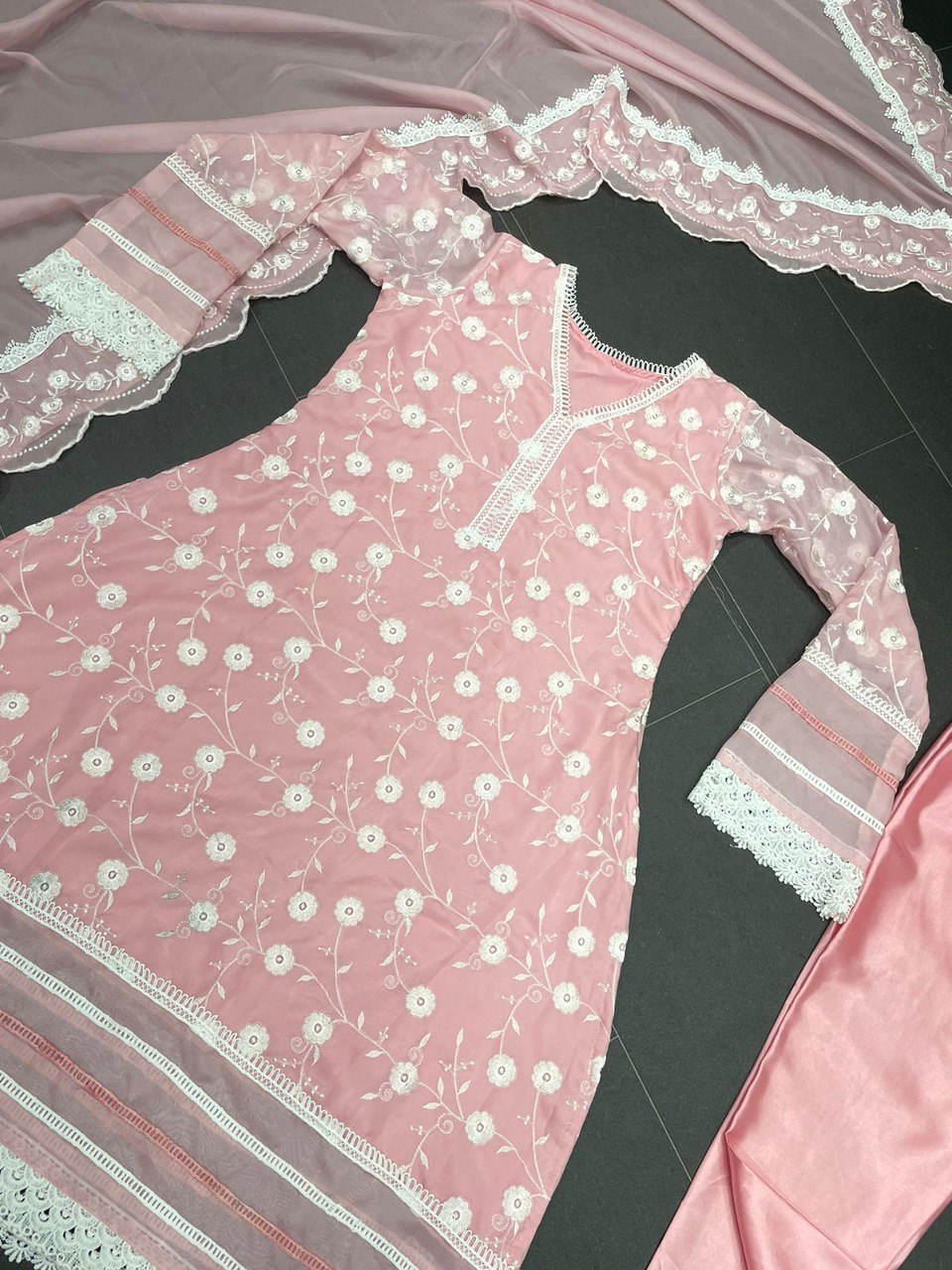 Amazing Peach Color Kurta Set Buy Online - Joshindia