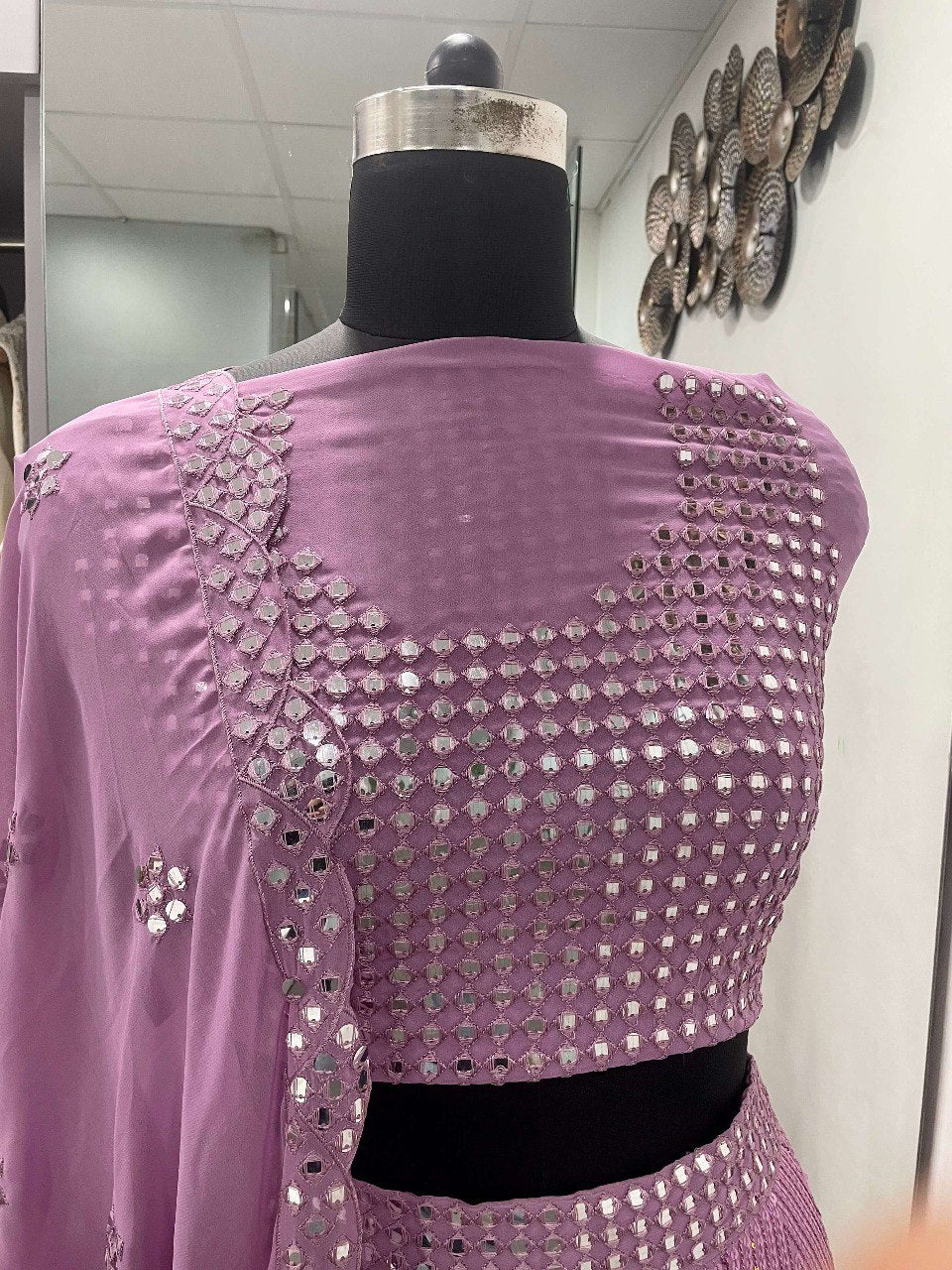 Beautiful Lilac Color Lehenga Choli For Wedding - Joshindia