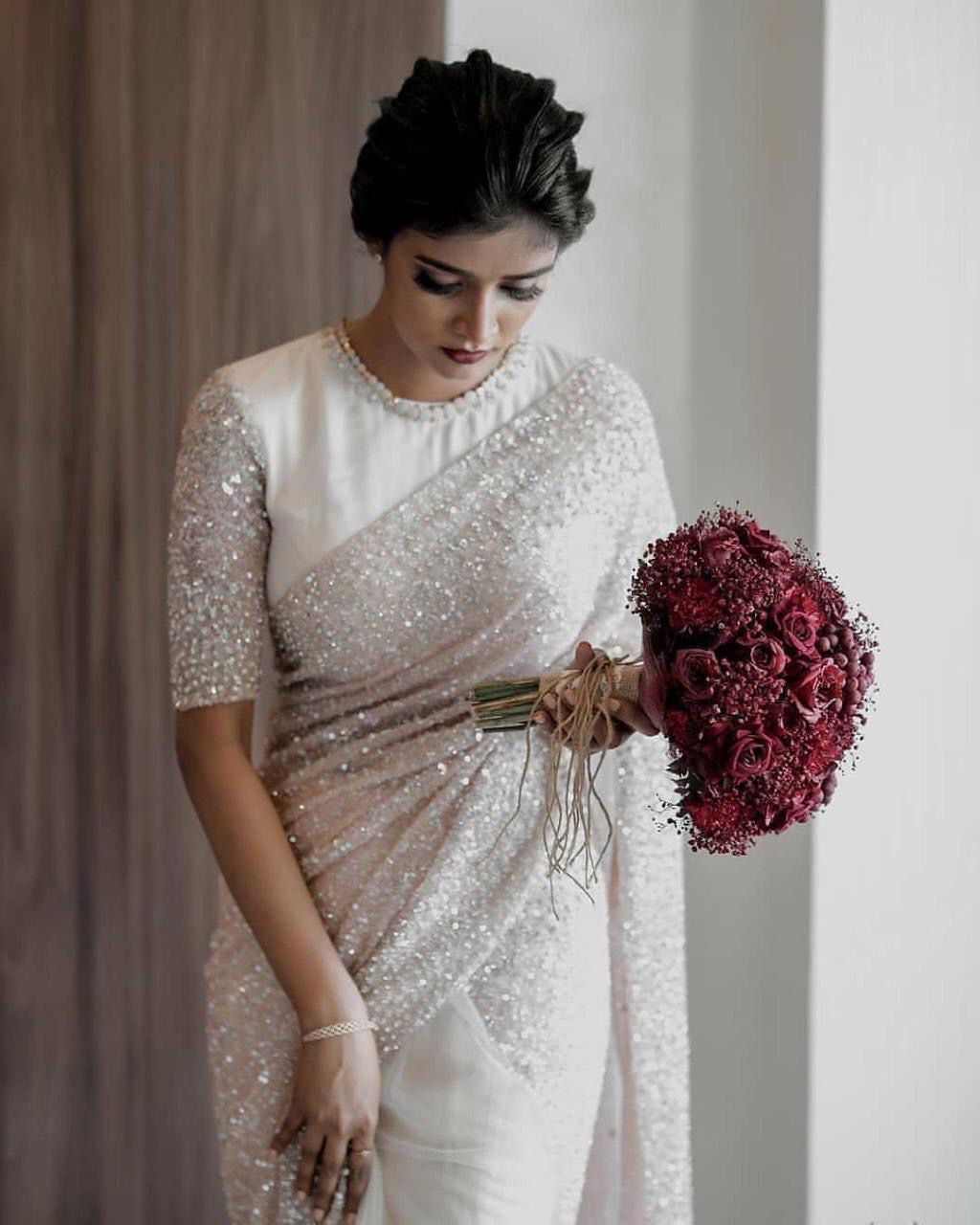 Trending Sequins Saree For Elegant Looks - Joshindia